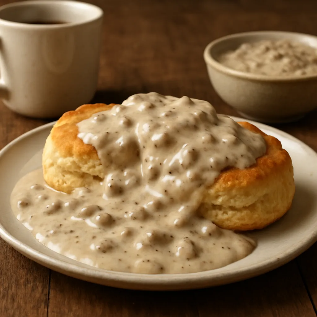 Biscuits and Gravy – amerykańskie śniadanie z sosem