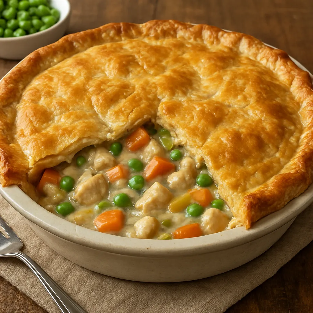 Chicken Pot Pie – amerykańska zapiekanka z kurczakiem