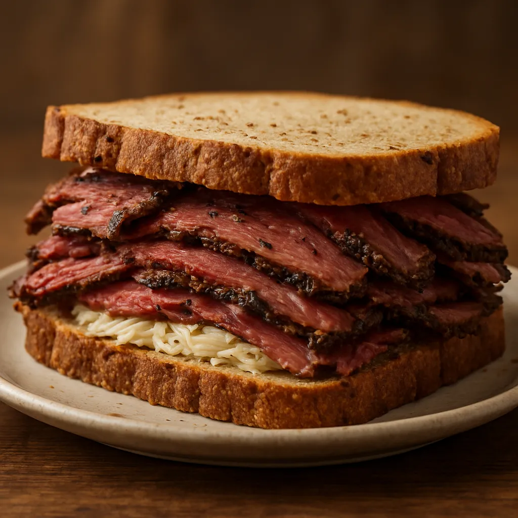 Pastrami Sandwich – amerykańsko-żydowska kanapka
