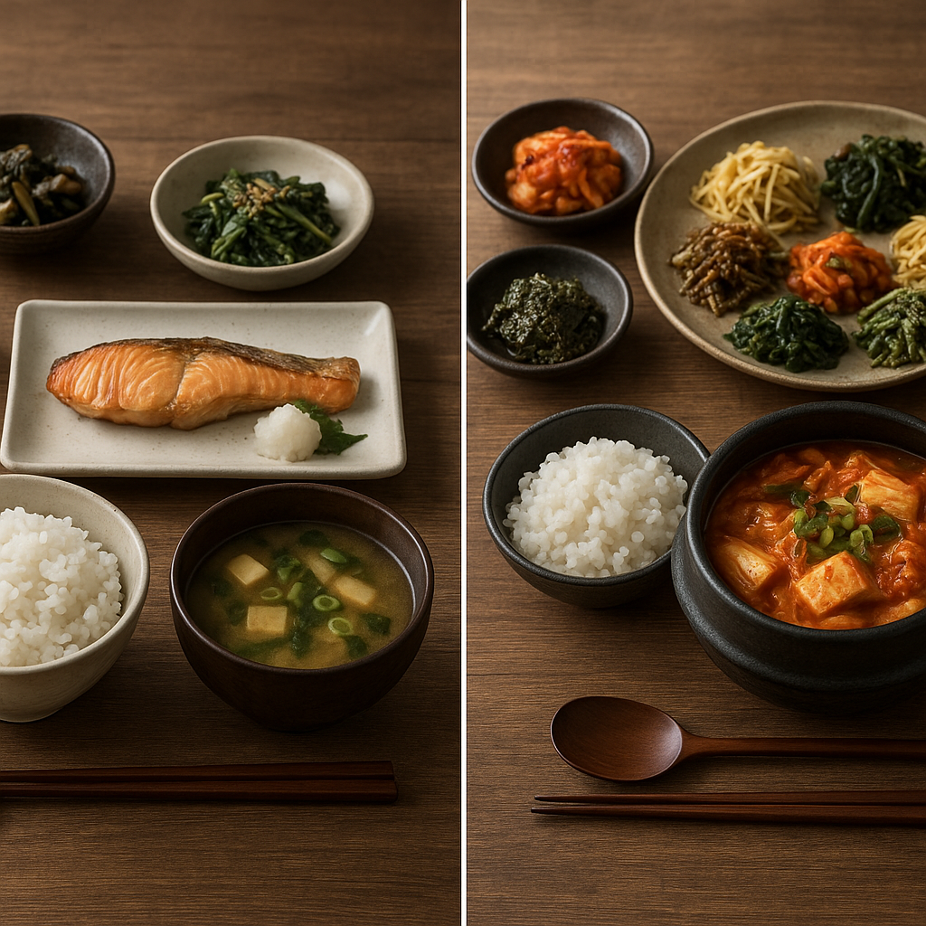 Jakie są różnice między kuchnią japońską a koreańską