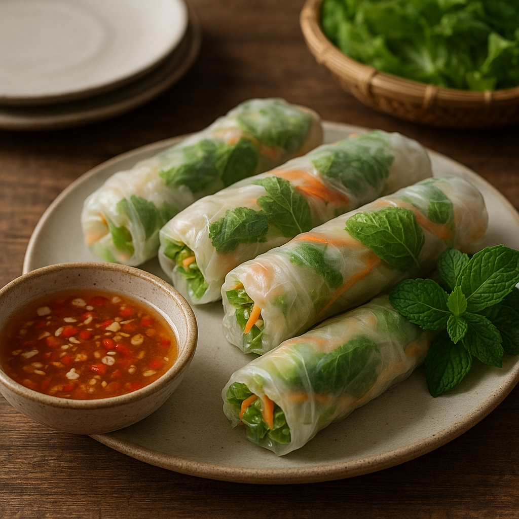 Kuchnia wietnamska – spring rolls i sos rybny nuoc cham