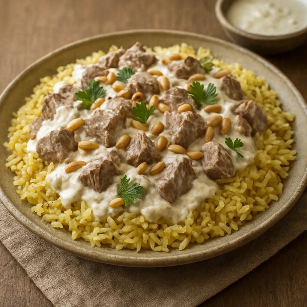 Mansaf jameed – kuchnia jordańska