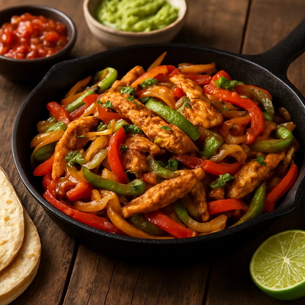 Tex-Mex Fajitas – amerykańsko-meksykańskie danie z patelni
