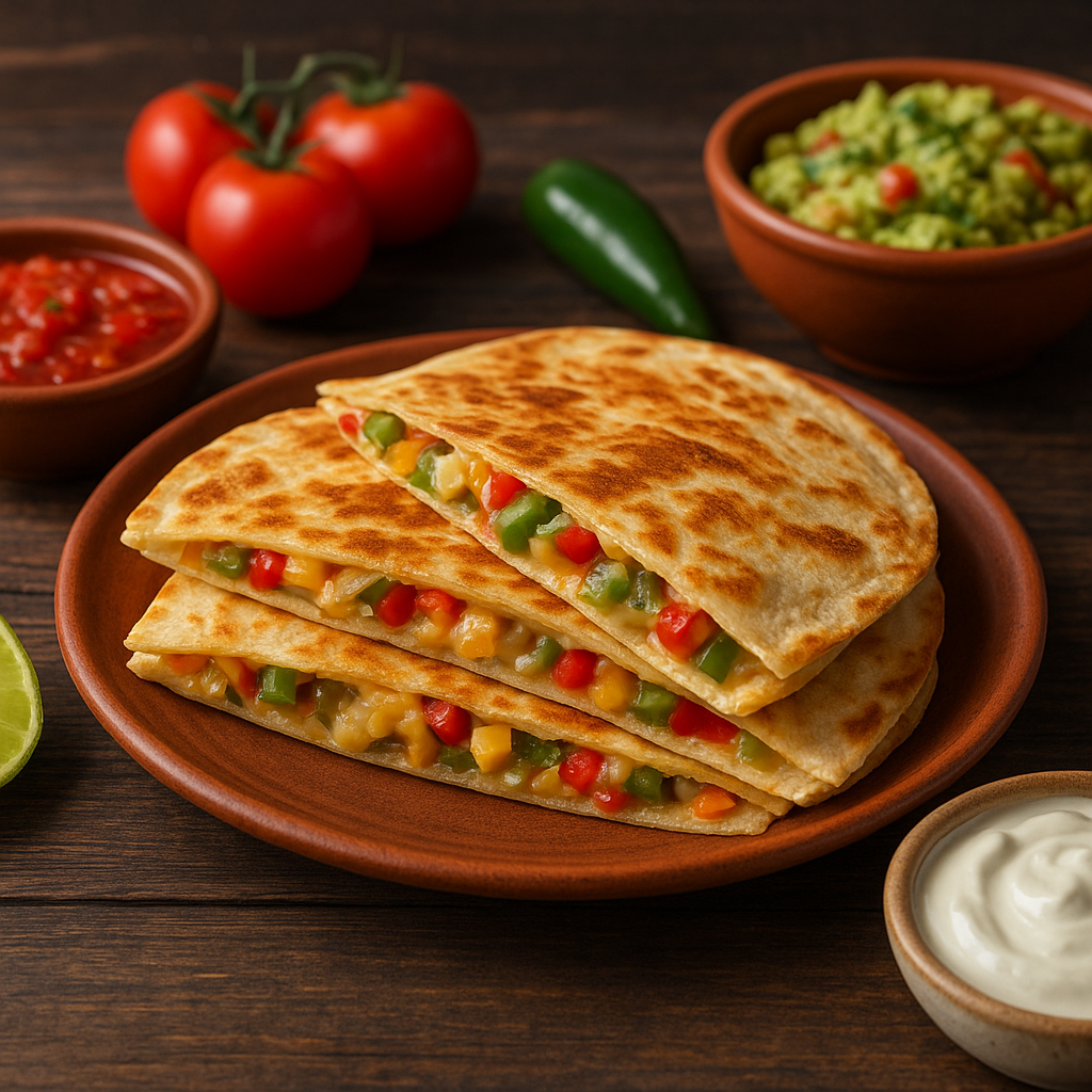 Kuchnia meksykańska – jak zrobić quesadillas z serem i warzywami