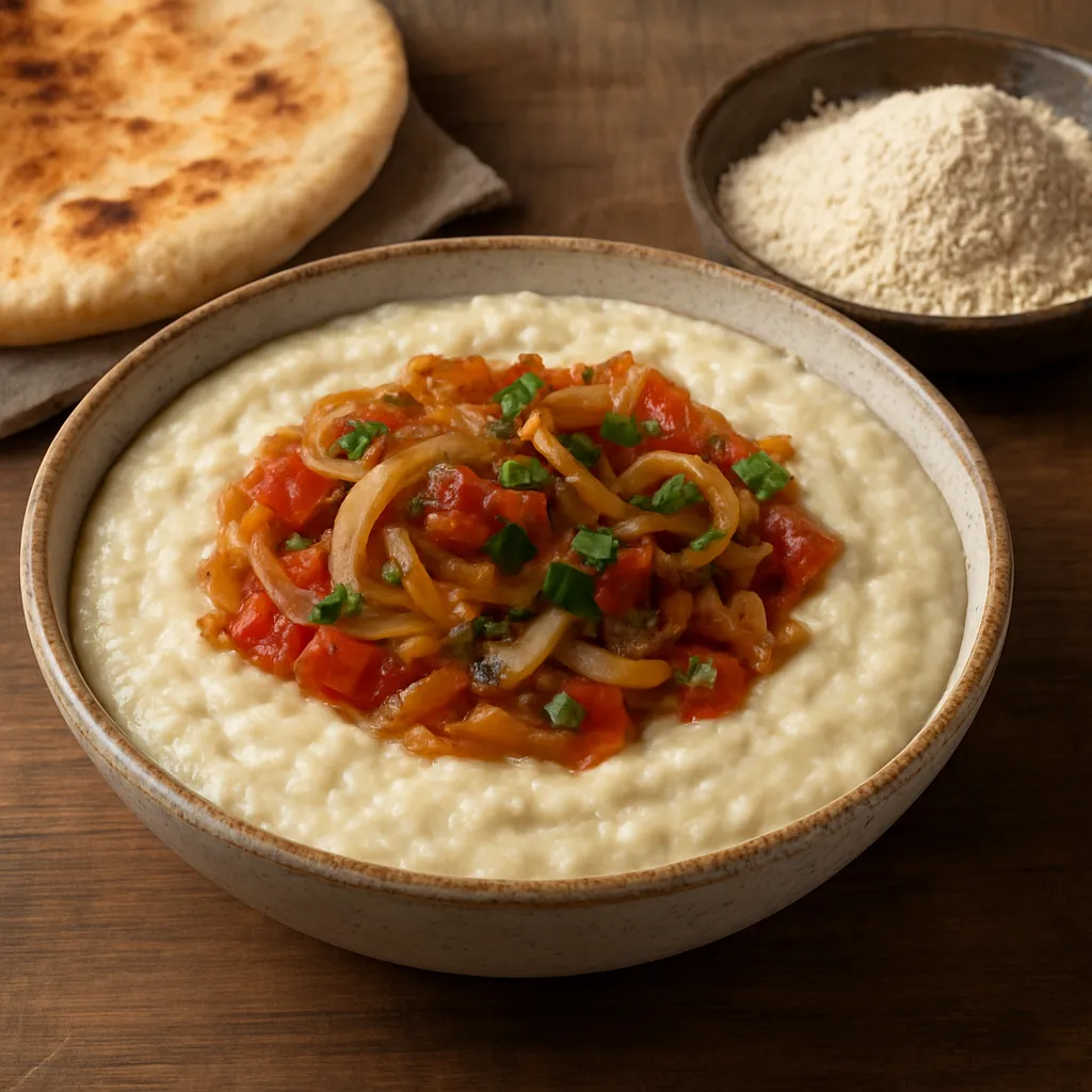 Libyan bazeen flour – kuchnia libijska
