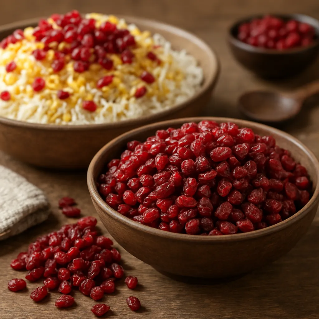 Zereshk (barberries) – kuchnia perska