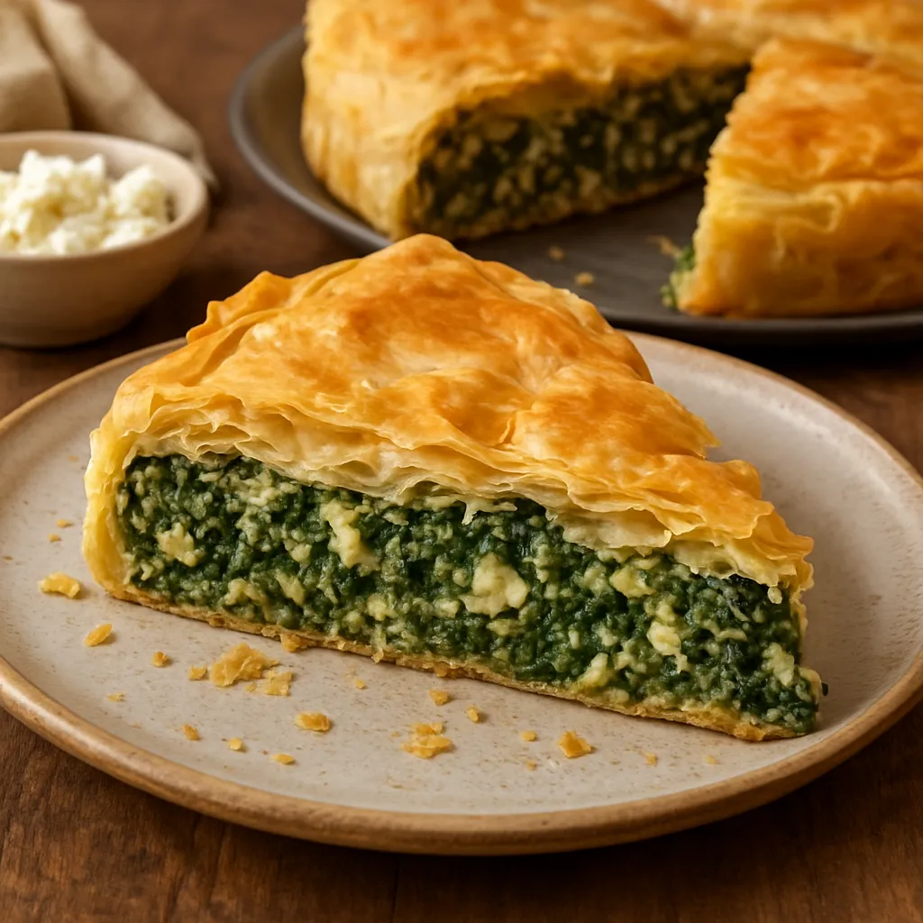 Spanakopita – grecka tarta ze szpinakiem