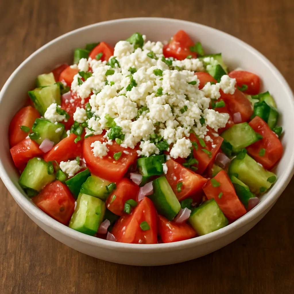 Shopska Salad – bułgarska sałatka narodowa