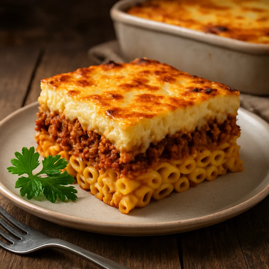 Pastitsio – grecka zapiekanka makaronowa