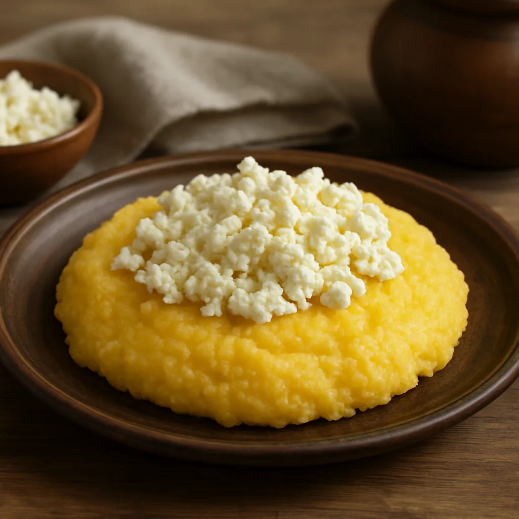 Mamaliga cu Brânză – rumuńska polenta