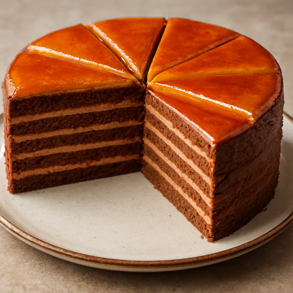 Dobos Torte – węgierski deser warstwowy