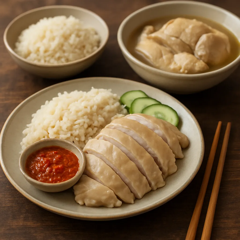 Hainanese chicken rice paste – kuchnia singapurska